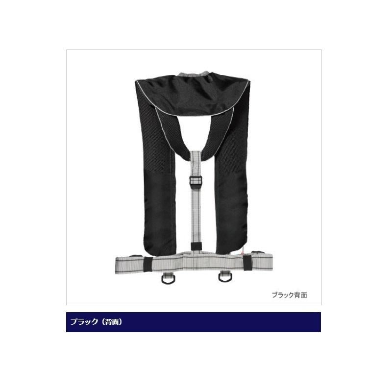 SHIMANO VF-051K Raft Air Jacket (inflatable life jacket) Charcoal Free size (Type A)