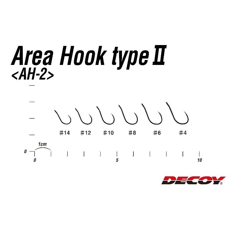 DECOY Area Hook Type II AH-2 #12 (8 pieces)