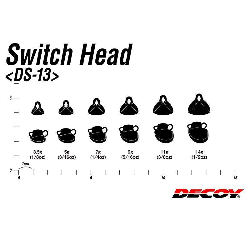 DECOY Sinker DS-13 Switch Head 14g