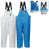 Hanshin Soji RA-98 Overalls with front opening, Blue, L