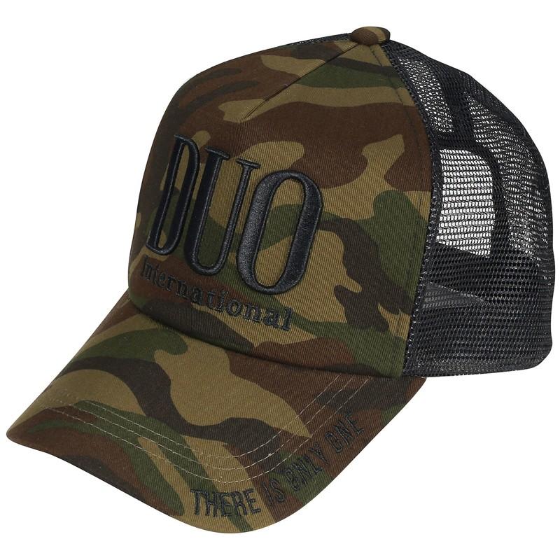 DUO 3D Logo Mesh Cap Green Camo