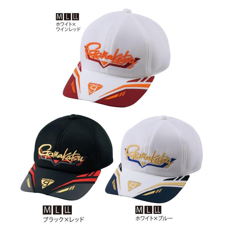 Gamakatsu All Mesh Cap (Patch) GM9852 Black/Red LL