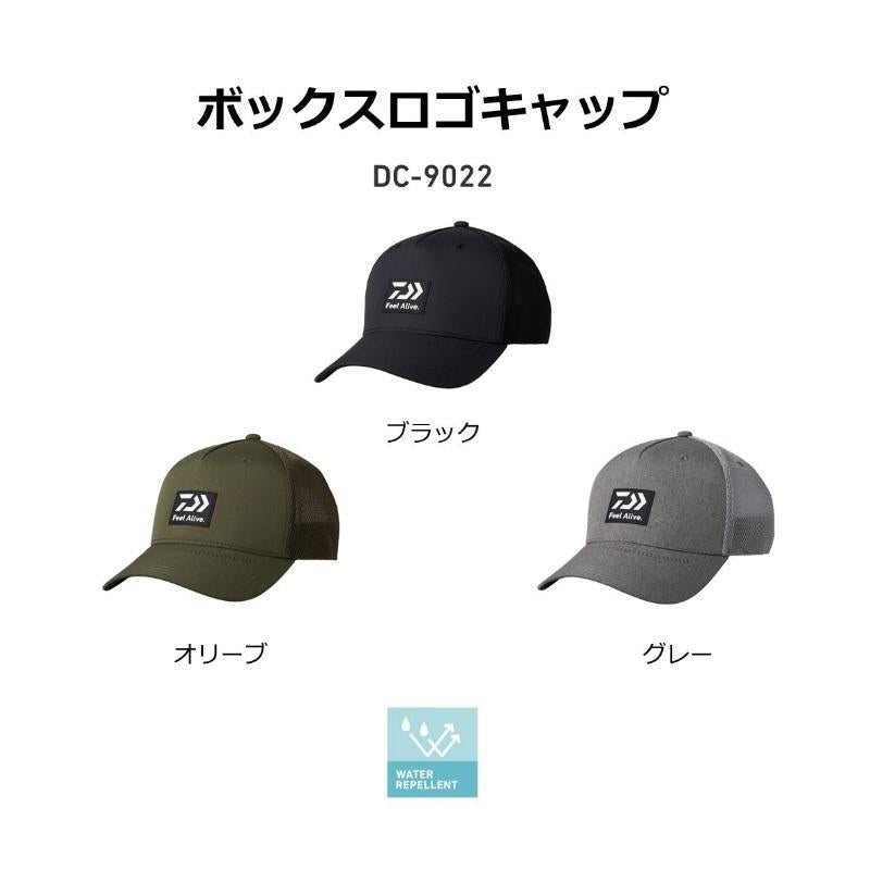 DAIWA Hat DC-9022 Box Logo Cap Black Free Size