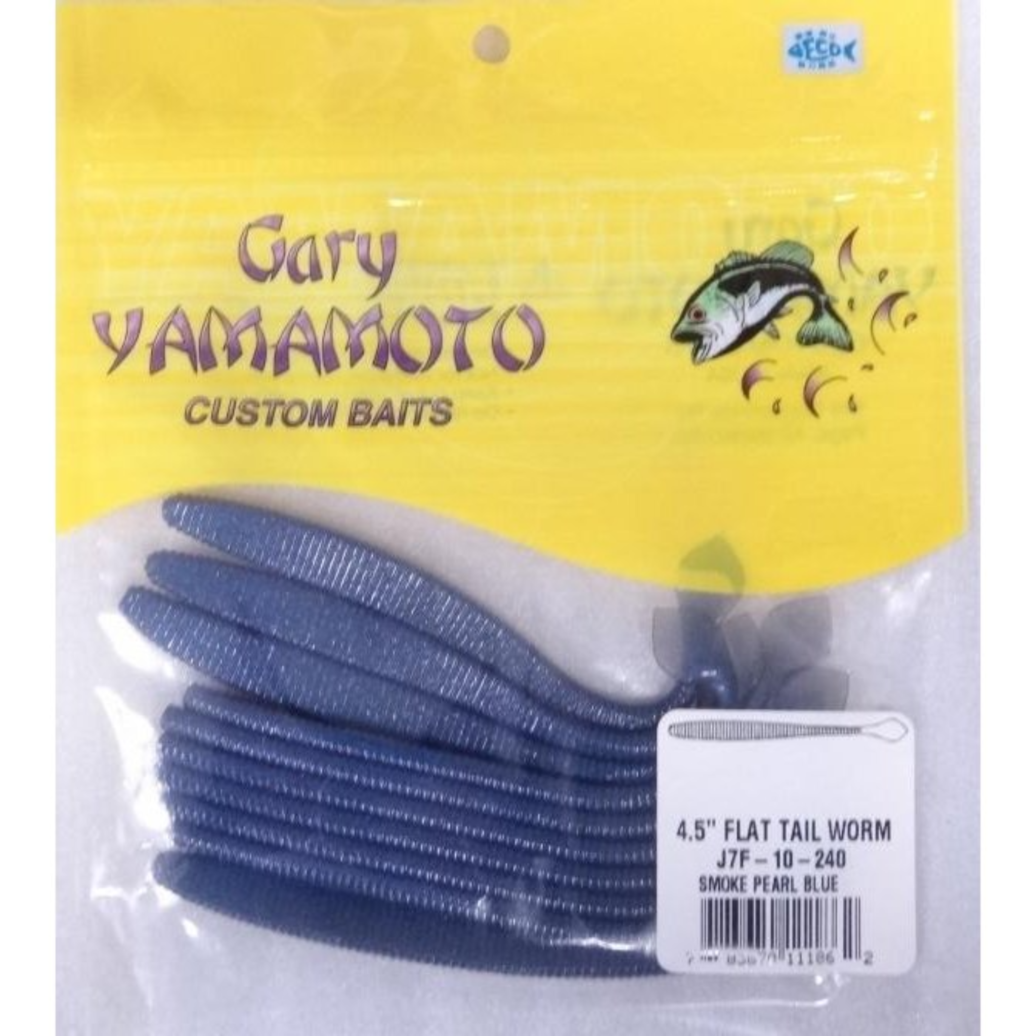 Gary YAMAMOTO　4.5″FLAT TAIL WORM